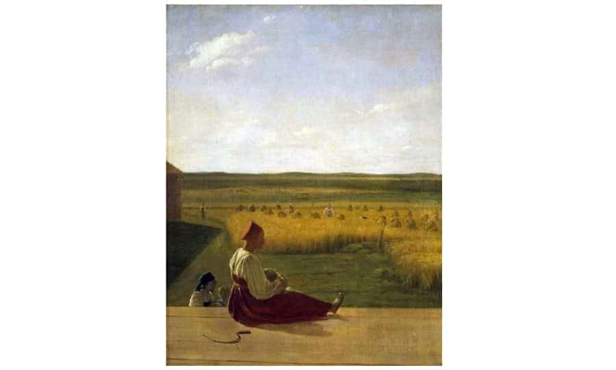 Aleksei Venetsianov romantisme russe A la moisson1830